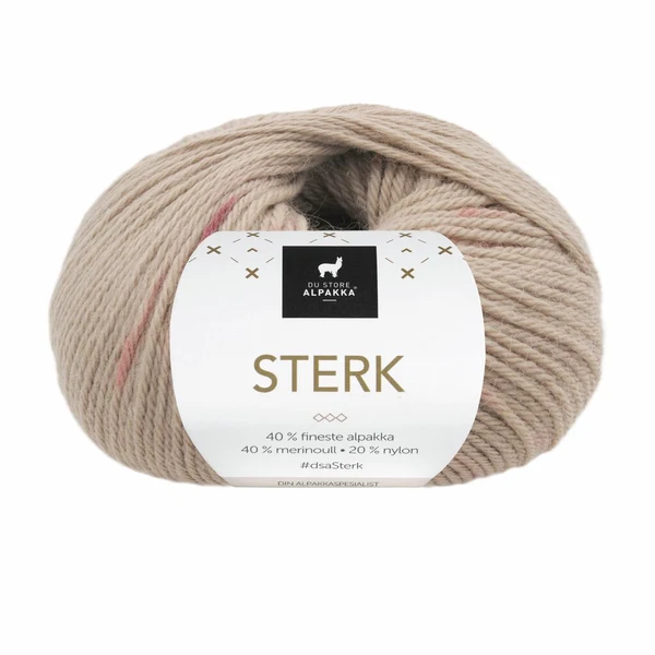 Du Store Alpakka Sterk 924 Sabbia/rosa
