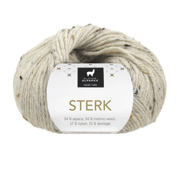 Du Store Alpakka Sterk 932 Tweed beige chiaro mélange
