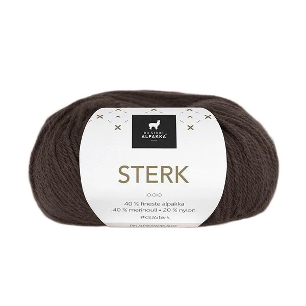 Du Store Alpakka Sterk 810 Marrone scuro