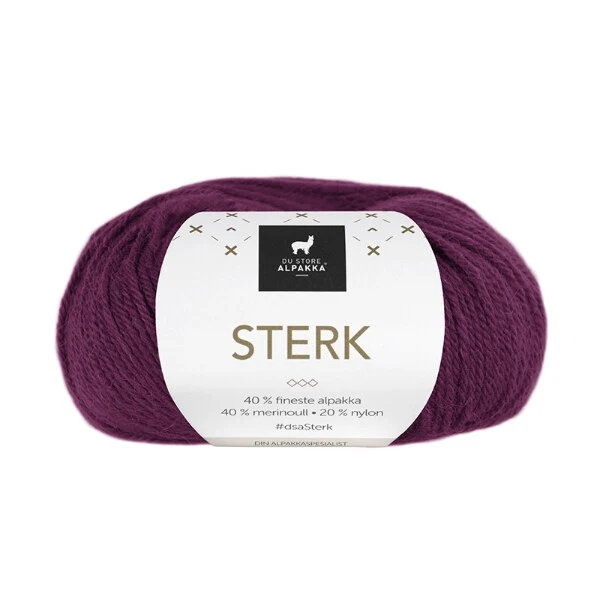 Du Store Alpakka Sterk 832 Rosso-viola