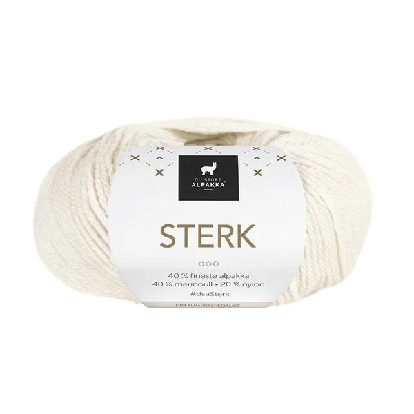 Du Store Alpakka Sterk 851 Bianco