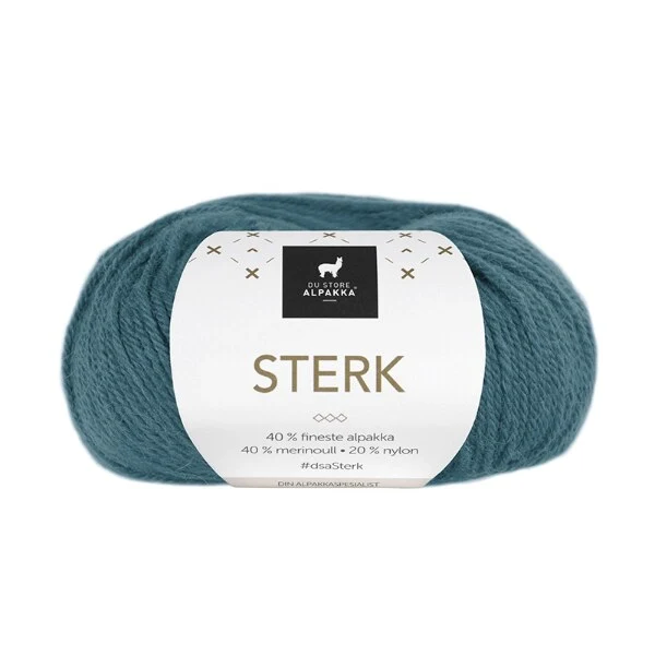 Du Store Alpakka Sterk 857 Verde mare scuro