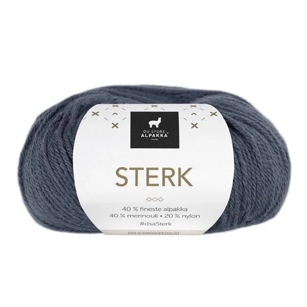 Du Store Alpakka Sterk 861 Grigio scuro-blu