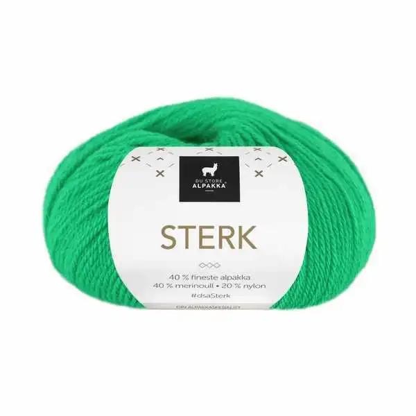 Du Store Alpakka Sterk 903 Verde acceso