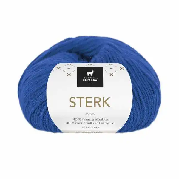 Du Store Alpakka Sterk 904 Blu reale