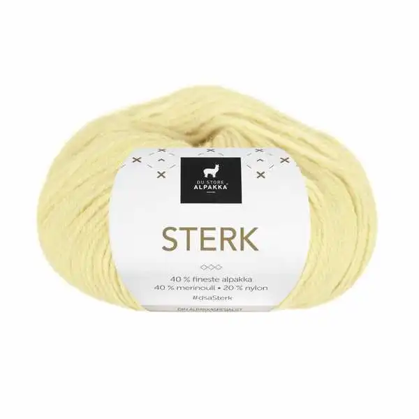 Du Store Alpakka Sterk 913 Giallo chiaro