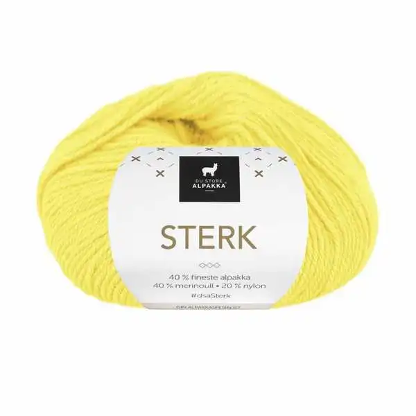 Du Store Alpakka Sterk 914 Giallo
