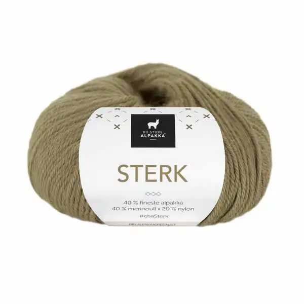 Du Store Alpakka Sterk 917 Oliva chiaro