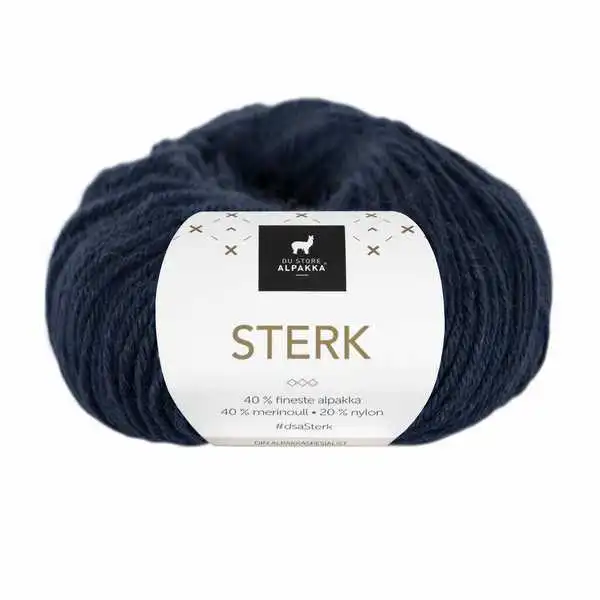 Du Store Alpakka Sterk 920 Indaco scuro