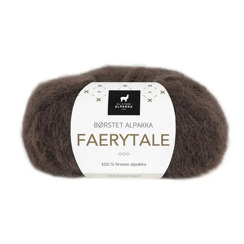 Du Store Alpakka Faerytale 722 Marrone scuro