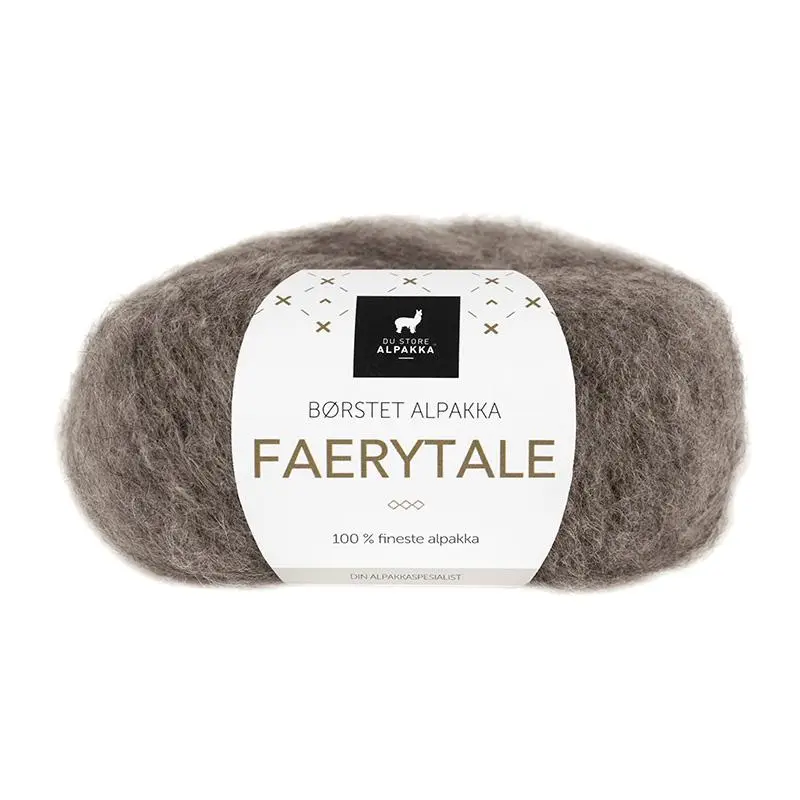 Du Store Alpakka Faerytale 726 Grigio scuro-marrone