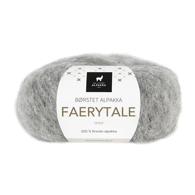 Du Store Alpakka Faerytale 732 Grigio chiaro