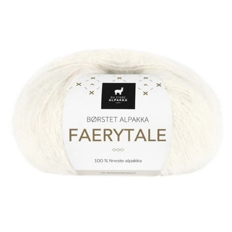 Du Store Alpakka Faerytale 702 Bianco