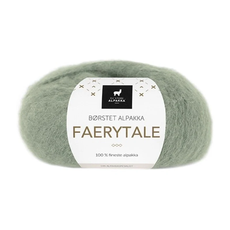 Du Store Alpakka Faerytale 715 Verde giada polveroso