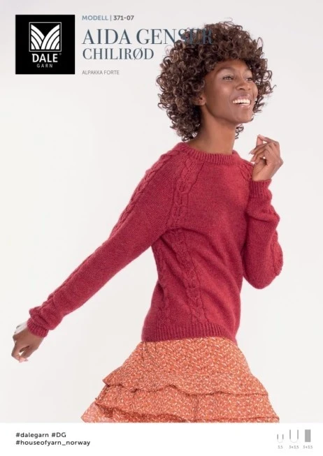 DG371-07 Maglia Aida - Rosso Chili