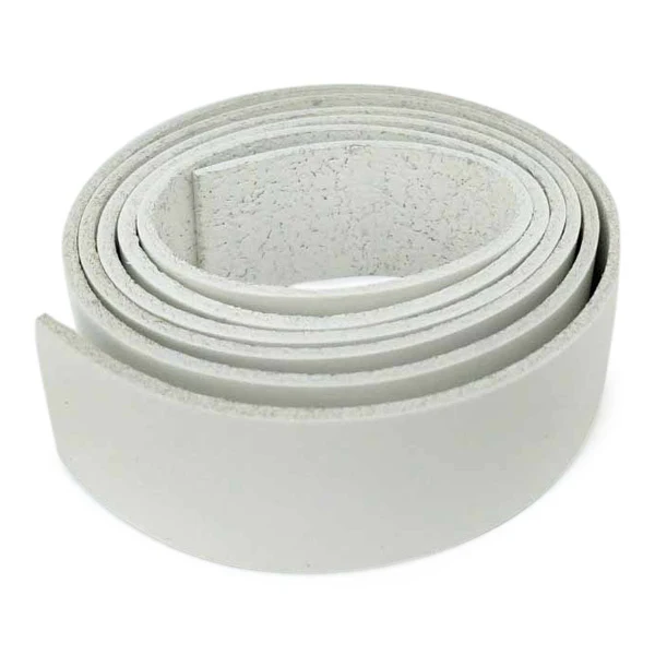 Cinturino in pelle HobbyArts, 115 cm, bianco