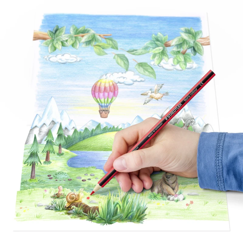 Pastelli colorati STAEDTLER Noris 36 pz – Applicazione