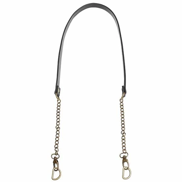 Go Tracolla fatta a mano con catena in bronzo 16 mm x 102 cm