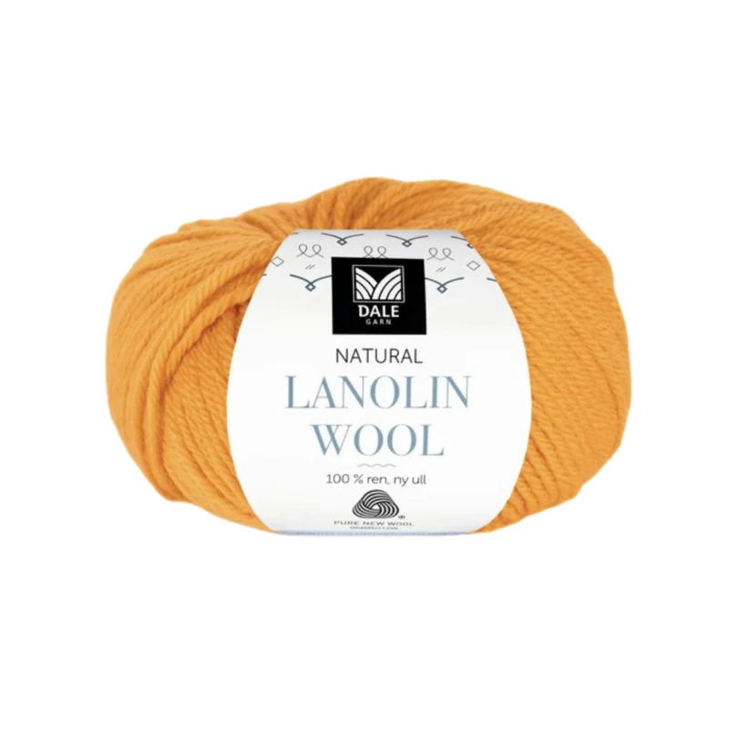 Dale Natural Lanolin Wool 1439 Giallo sole
