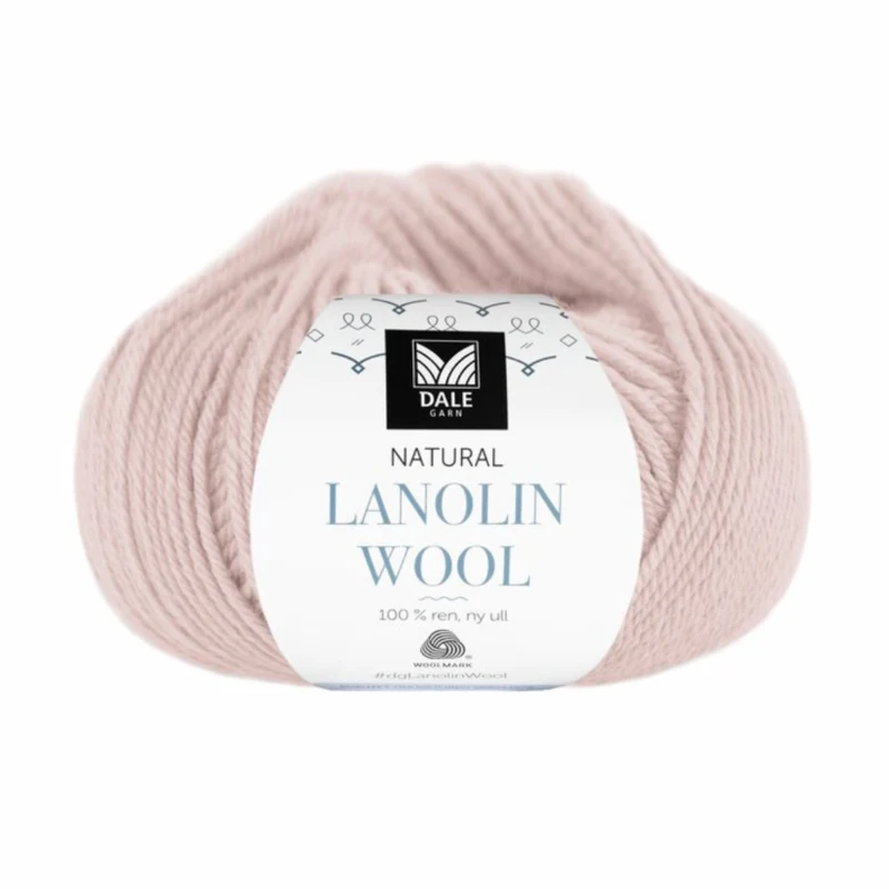 Dale Natural Lanolin Wool 1462 Rosa cipria
