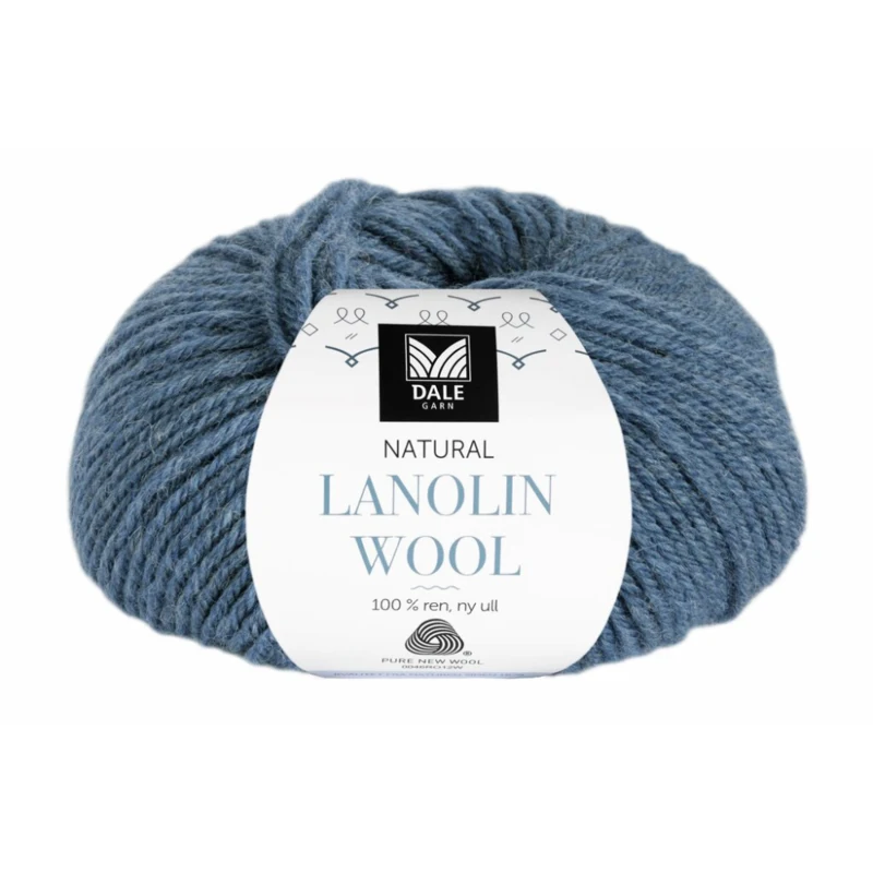 Dale Natural Lanolin Wool 1448 Denim mélange