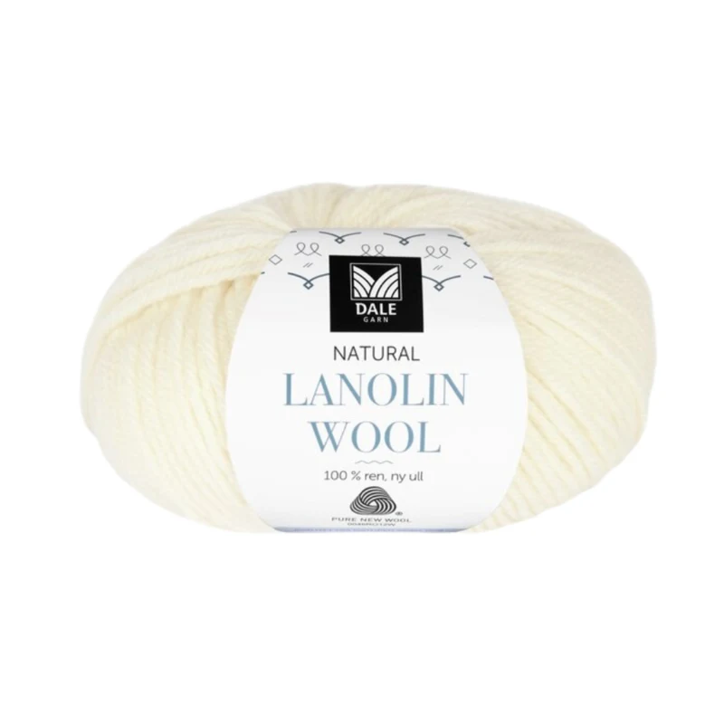 Dale Natural Lanolin Wool 1432 Bianco non sbiancato