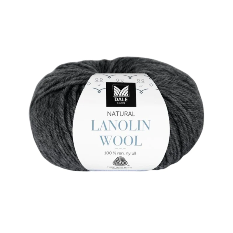 Dale Natural Lanolin Wool 1431 Antracite mélange