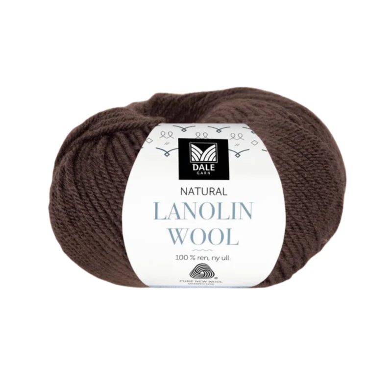 Dale Natural Lanolin Wool 1406 Espresso