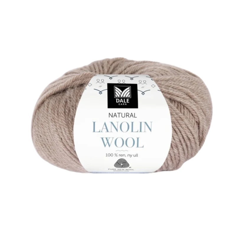 Dale Natural Lanolin Wool 1422 Beige mélange