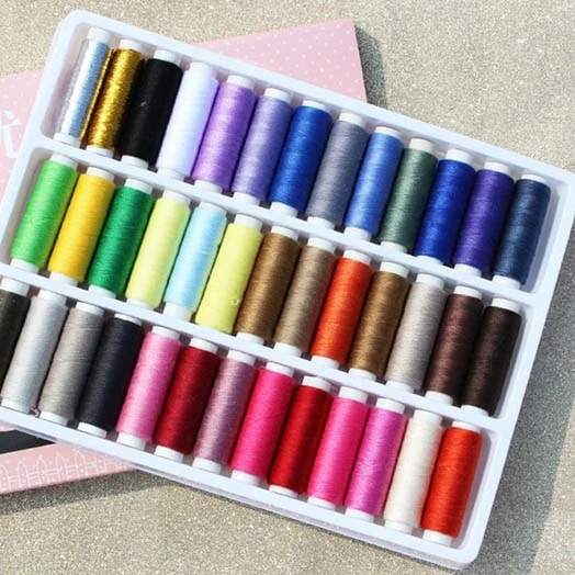 Set di filati per cucire, 39 colori