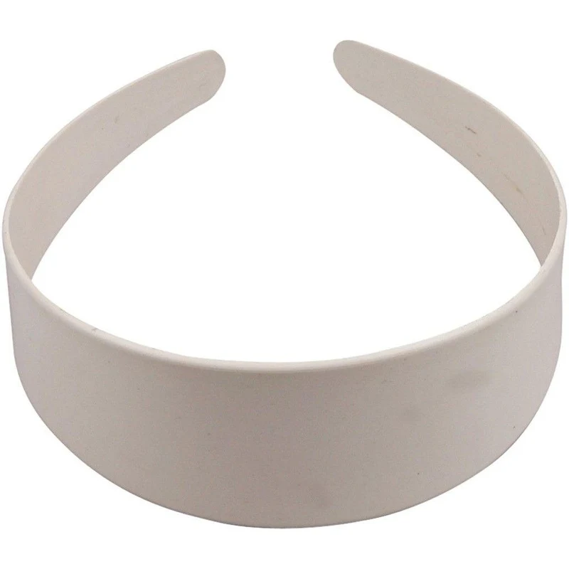 Hårbøjle Plast Hvid, 48 mm