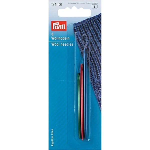 Prym Uldnåle Aluminum, 3 stk