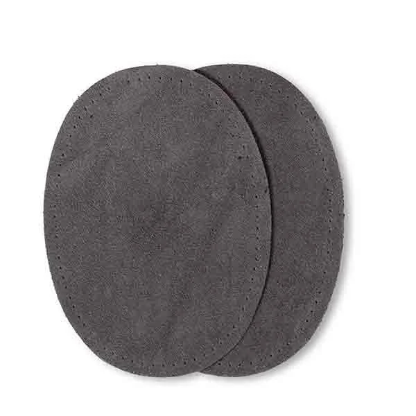 Prym Albuelapper Imiteret Ruskind 10x14 cm 371 Grå