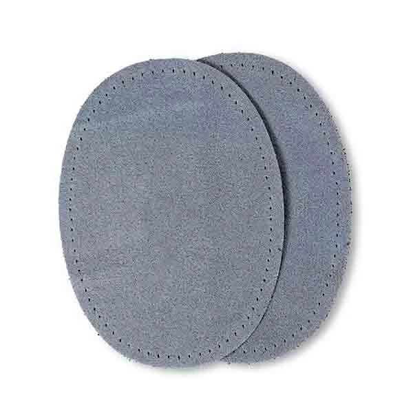 Prym Albuelapper Imiteret Ruskind 10x14 cm 377 Jeansblå