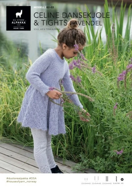 DSA62-03 Abito da ballo e collant Celine - Lavanda