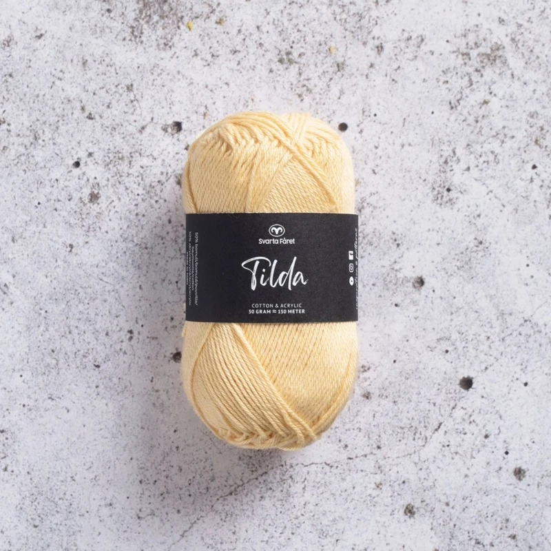 Svarta Fåret Tilda 33 Limone crema giallo