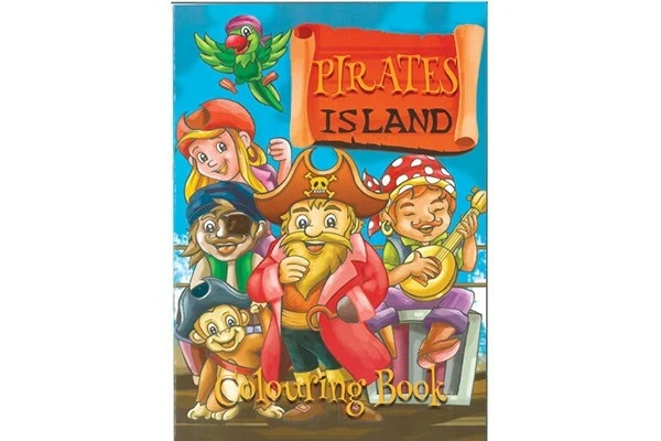 Malebog A4 Pirates Island, 16 sider