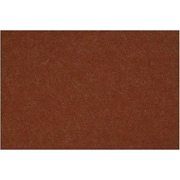 Feltro hobby, Foglio 42x60 cm, 3 mm, 1 foglio Marrone