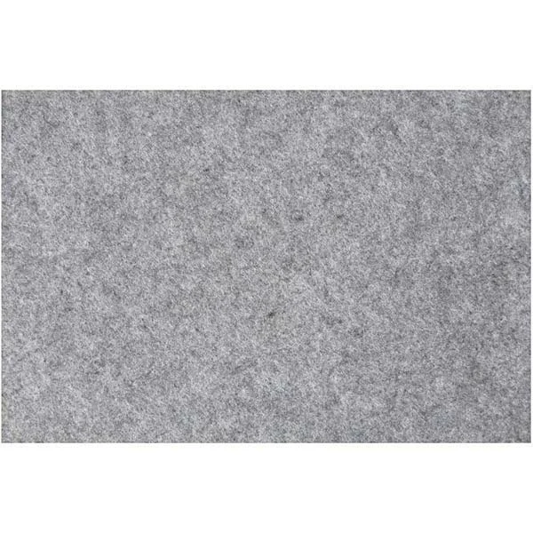 Feltro hobby, Foglio 42x60 cm, 3 mm, 1 foglio Grigio