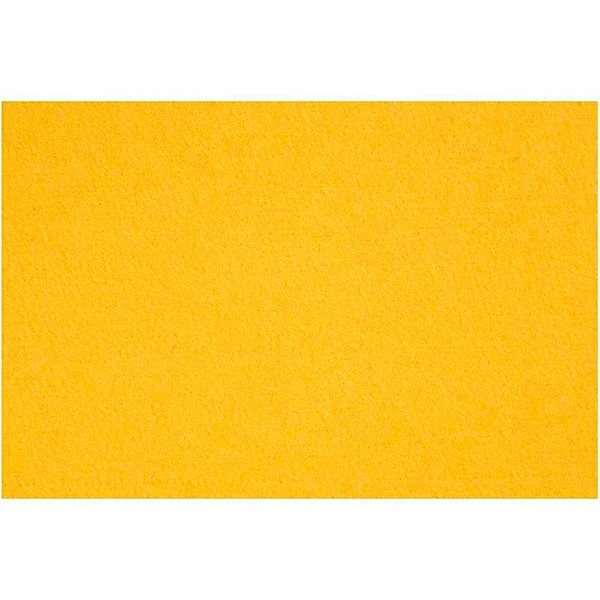 Feltro hobby, Foglio 42x60 cm, 3 mm, 1 foglio Giallo