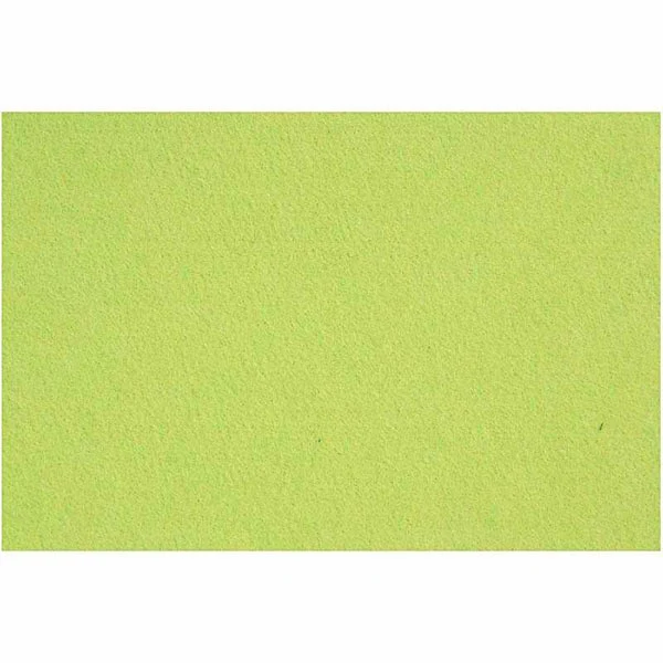 Feltro hobby, Foglio 42x60 cm, 3 mm, 1 foglio Verde lime