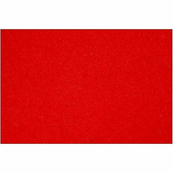 Feltro hobby, Foglio 42x60 cm, 3 mm, 1 foglio Rosso