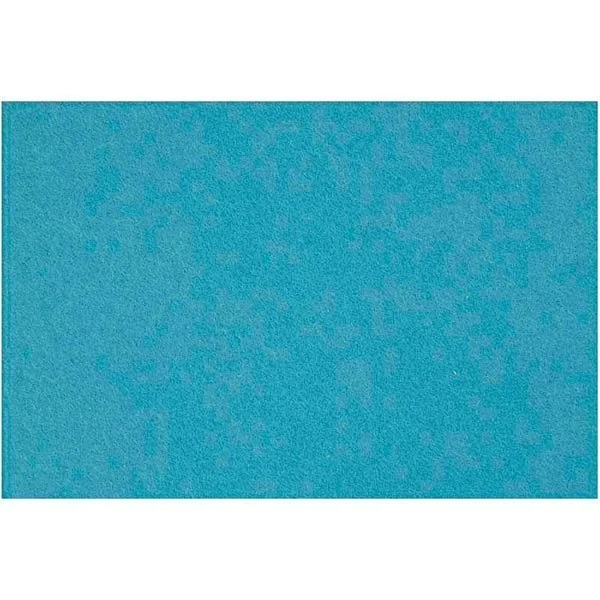 Feltro hobby, Foglio 42x60 cm, 3 mm, 1 foglio Turchese