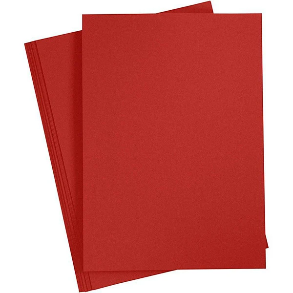 Karton A4, 210 x 297 mm, 20 ark Bordeaux