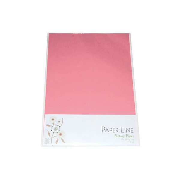Paper Line Fantasy Karton A4, 10 stk Rosa