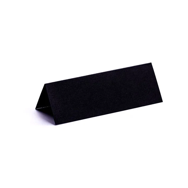 Paper Exclusive Bordkort, 240 g, 10 x 7 cm, Tekstureret, 10 stk Sort