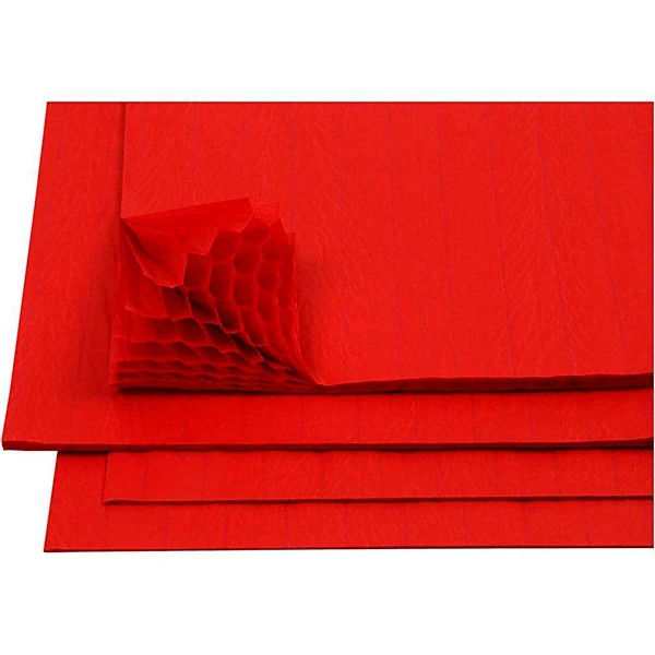 Carta a fisarmonica Rosso