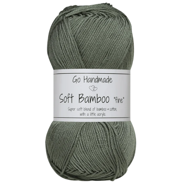 Go Handmade Soft Bamboo Fine 17425 Verde caccia