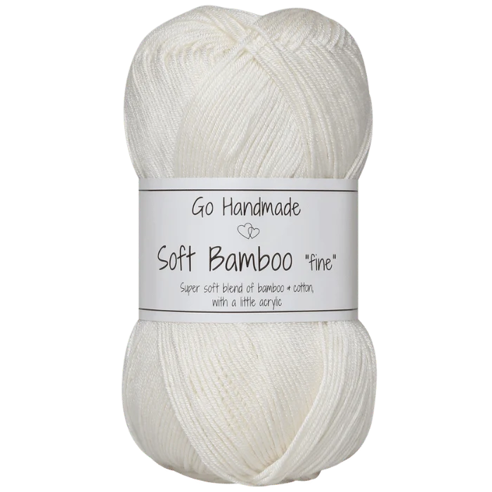 Go Handmade Soft Bamboo Fine 17426 Avorio