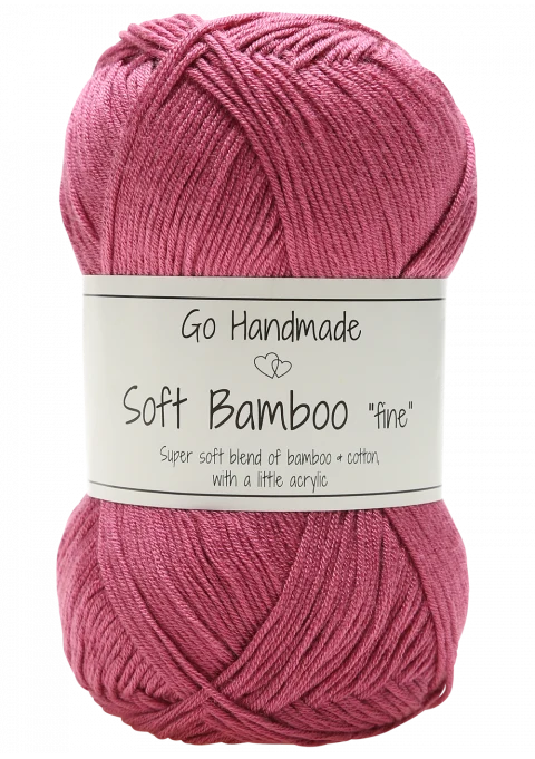 Go Handmade Soft Bamboo Fine 17325 Rosa